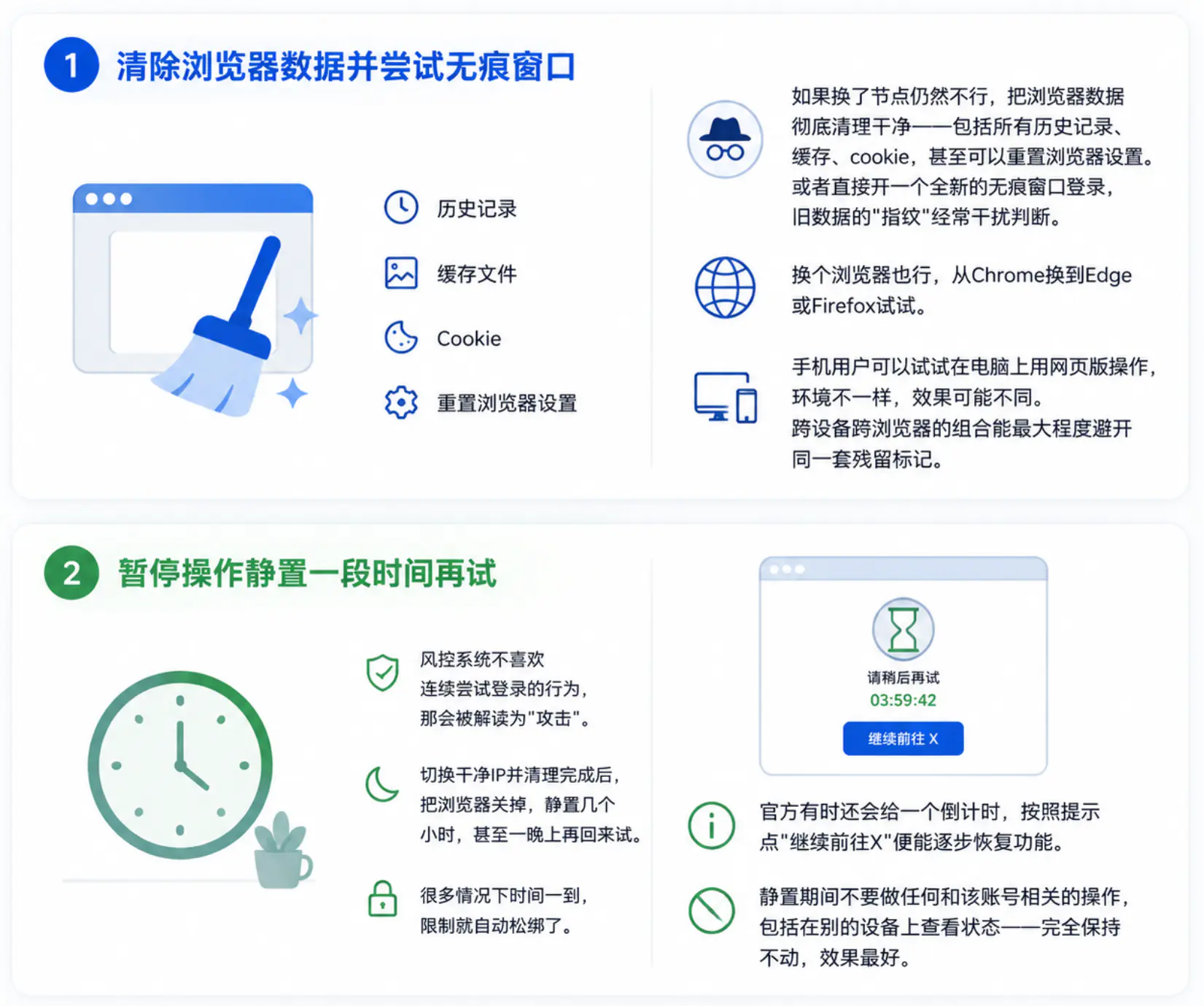 应对切换VPN后依然受限的后续处理