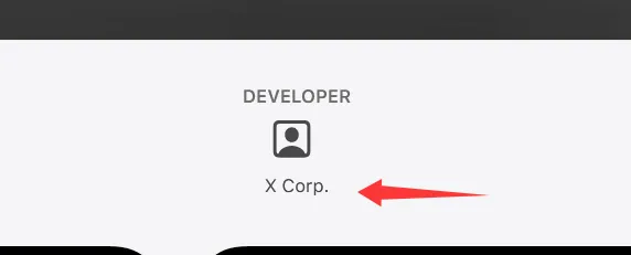 正确的开发者名称