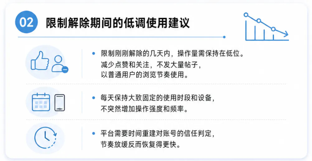 解除后的使用建议